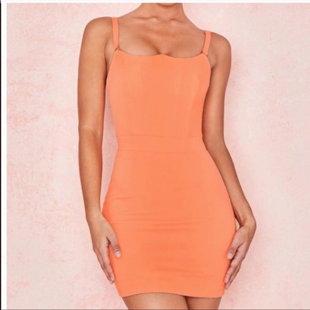 House of CB orange dress
